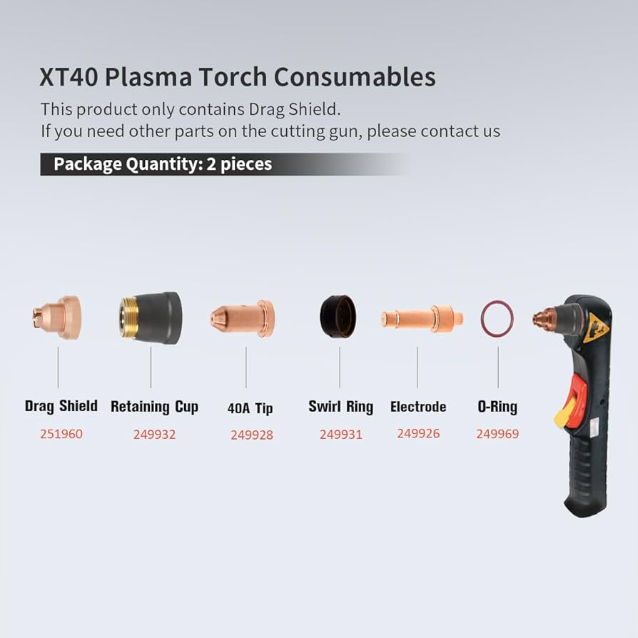 b Plasma 40A Drag Shield 770798 251960 Fit Miller Spectrum 625