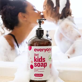 Amazon.com: Everyone 3 In 1 Berry Blast Kids Soap, 32 FZ : Baby