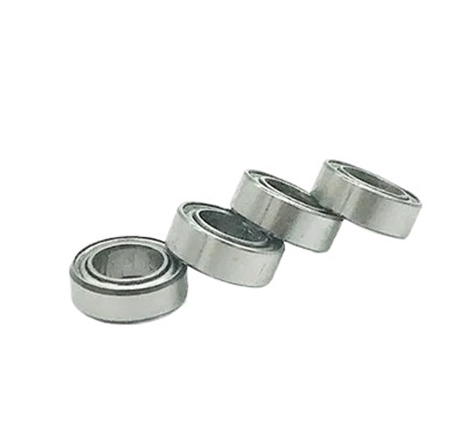 XRKJKQIDG Bimetal Seal Shield Micro deep Groove Bearing 10pcs MR74ZZ 4x7x2.5mm Bearings Deep Ball
