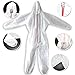 G.Flourish 3 Piece Heavy Duty,Painters Coveralls,Painting Coveralls,Safety Protective Coverall, Disposable, Open Cuff