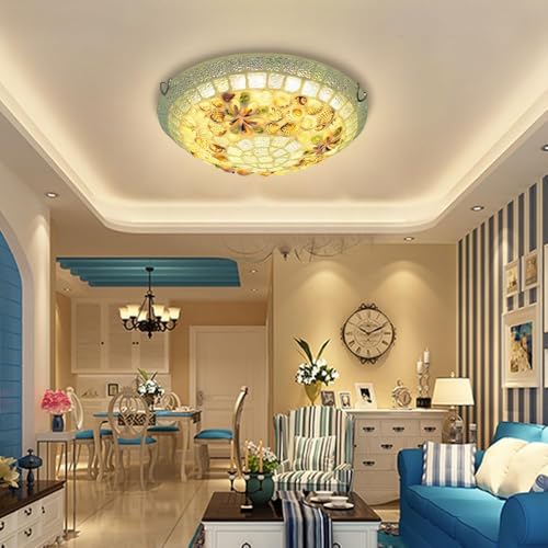Lámpara de techo LED estilo pastoral para un hogar cálido y colorido 4