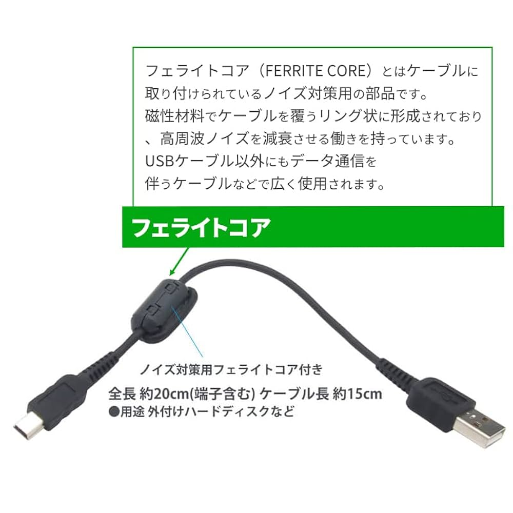 Amazon.co.jp: オーディオファン miniBケーブル USB A-USB miniB