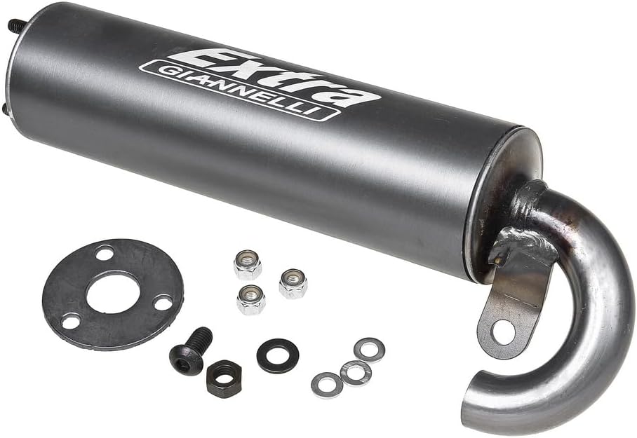 GIANNELLI Extra V2 Spare Aluminium Titanium Colour Silencer