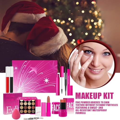 Kit de cosméticos evite pliegues con herramienta de sombra de ojos resistente al sudor 7