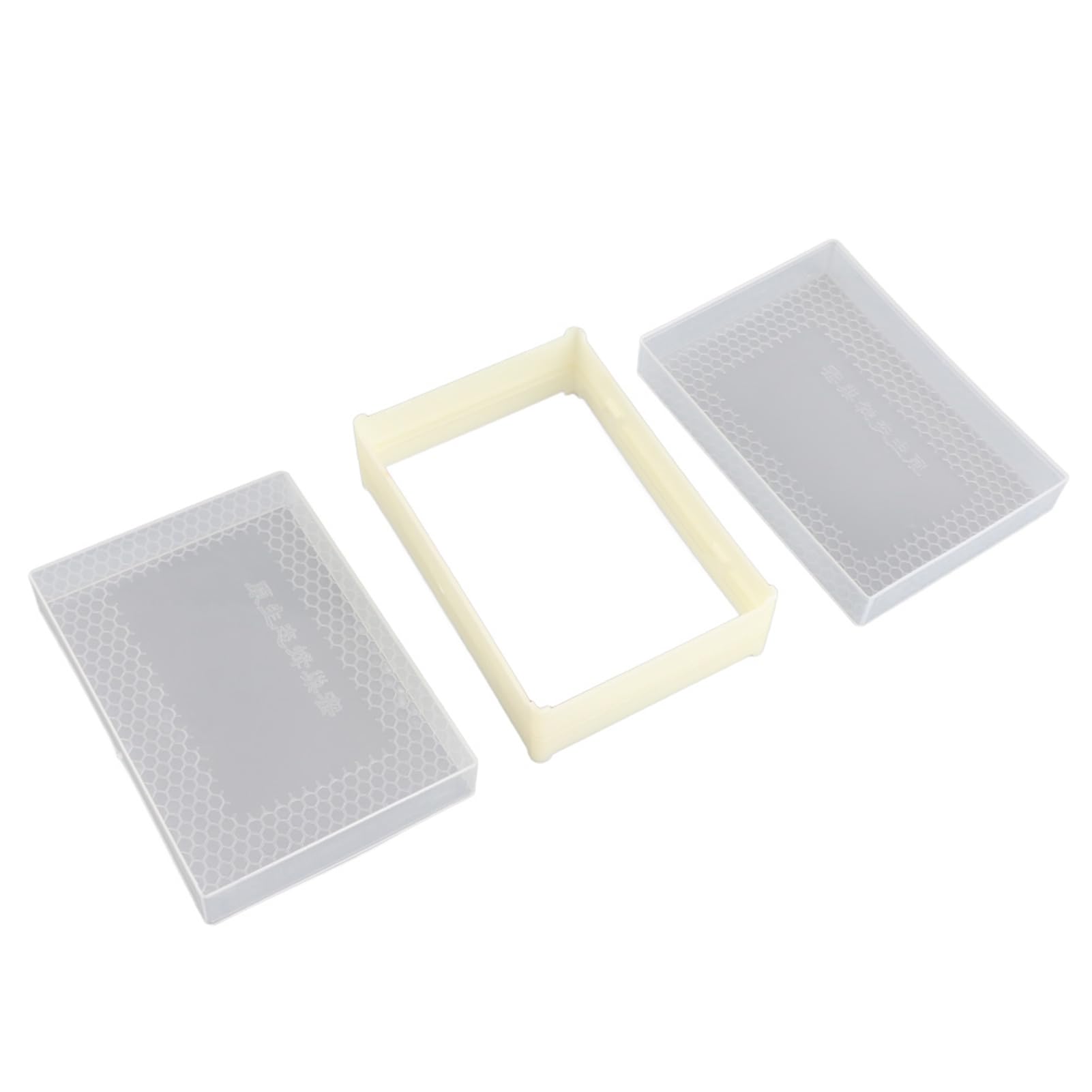 KIMISS Forniture per Apicoltura Scatola per Alveare per Pettine in Plastica per Apicoltura Scatola per Alveare Kit Telaio Attrezzatura per Apicoltore Kit per