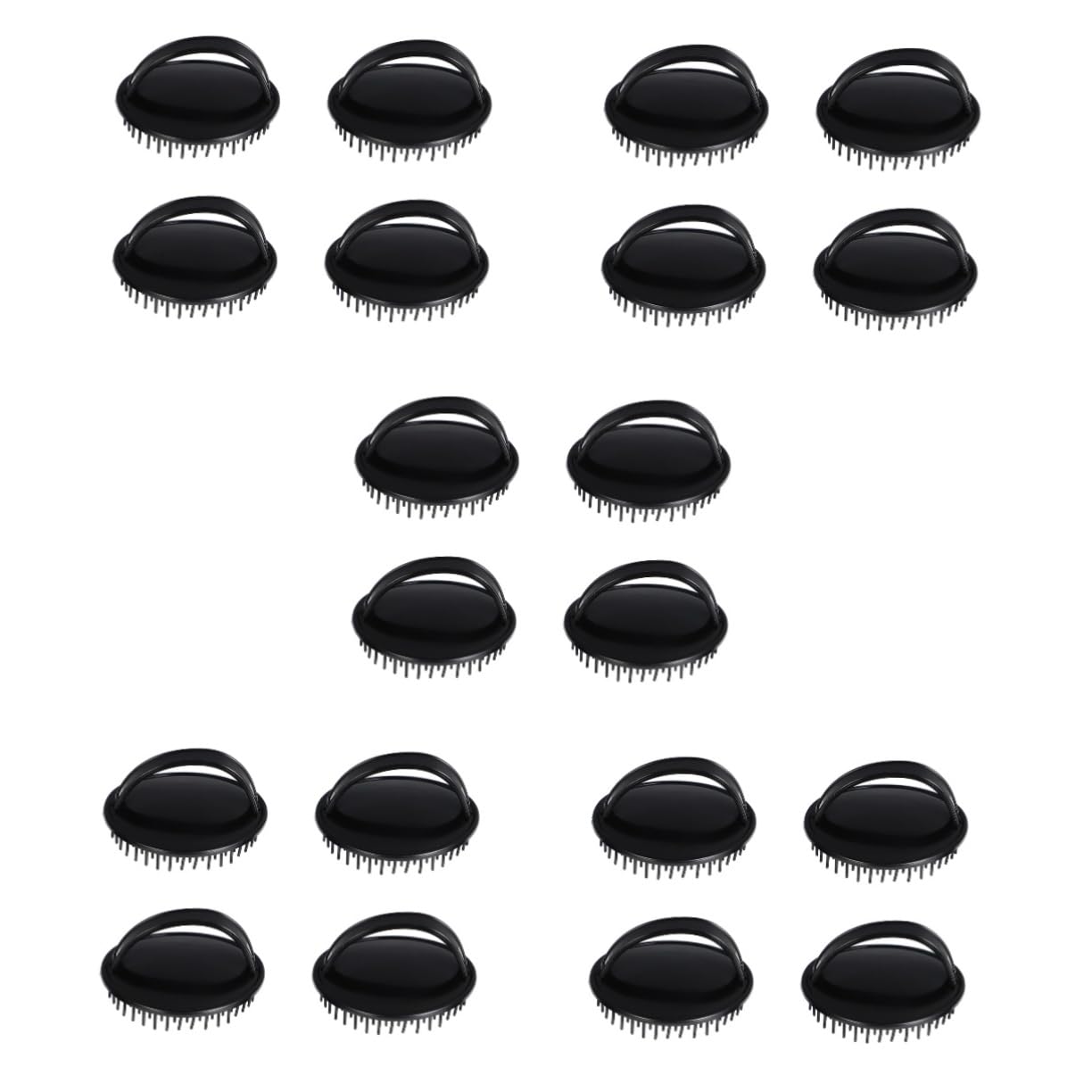 Healeved 20piezas Cepillos De Champú De Plástico Para y Masaje Del Cabelludo Herramientas De Estilismo Versátiles Masajeador Para Cuidado Del Cabello y Bienestar