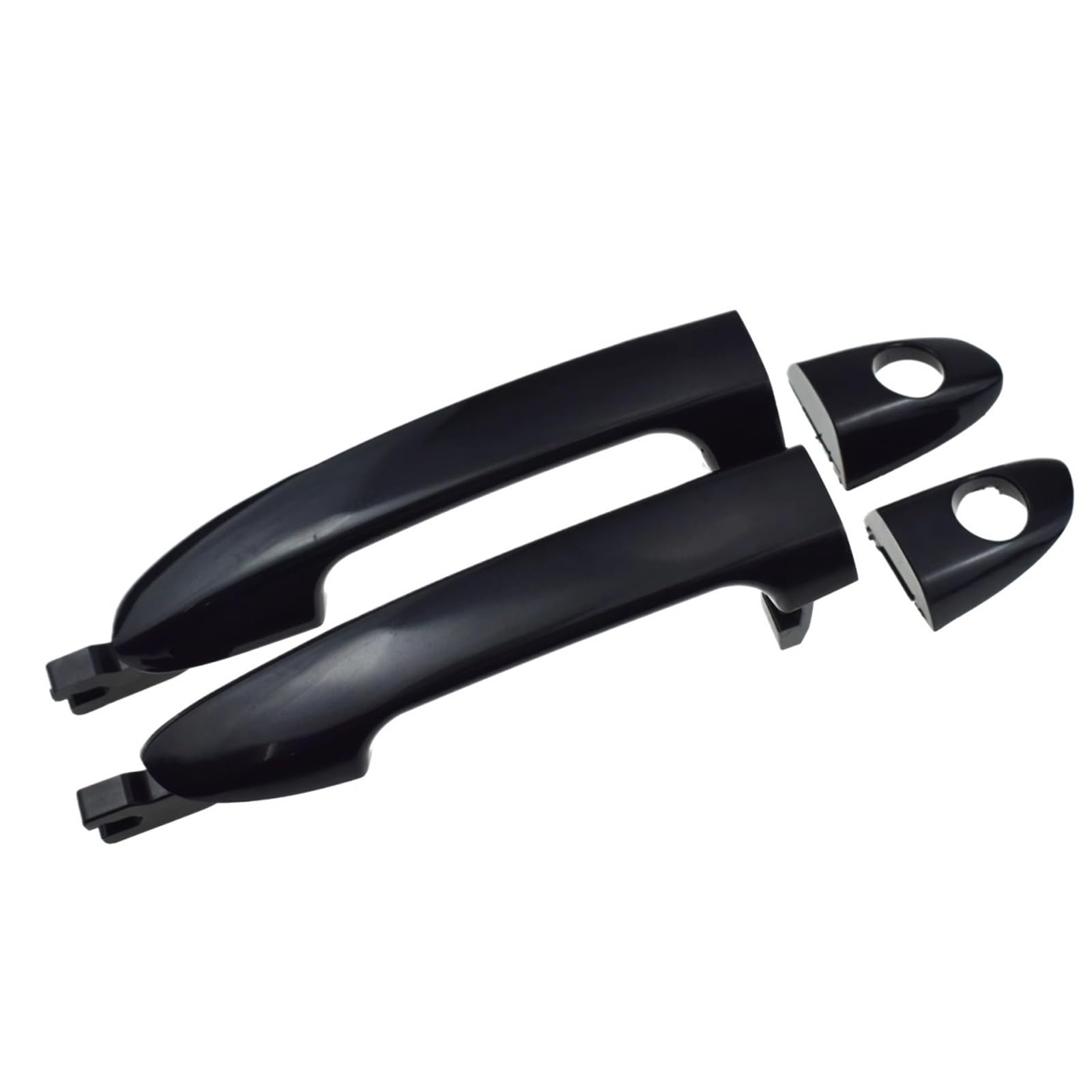 Iukmr Front Left Right For Kia For Spectra 2.0L 2004-2009 Black Outside Car Door Handle Front Rear Left Right 82650-2F000 Car Outer Door Handle(Front Left Right)