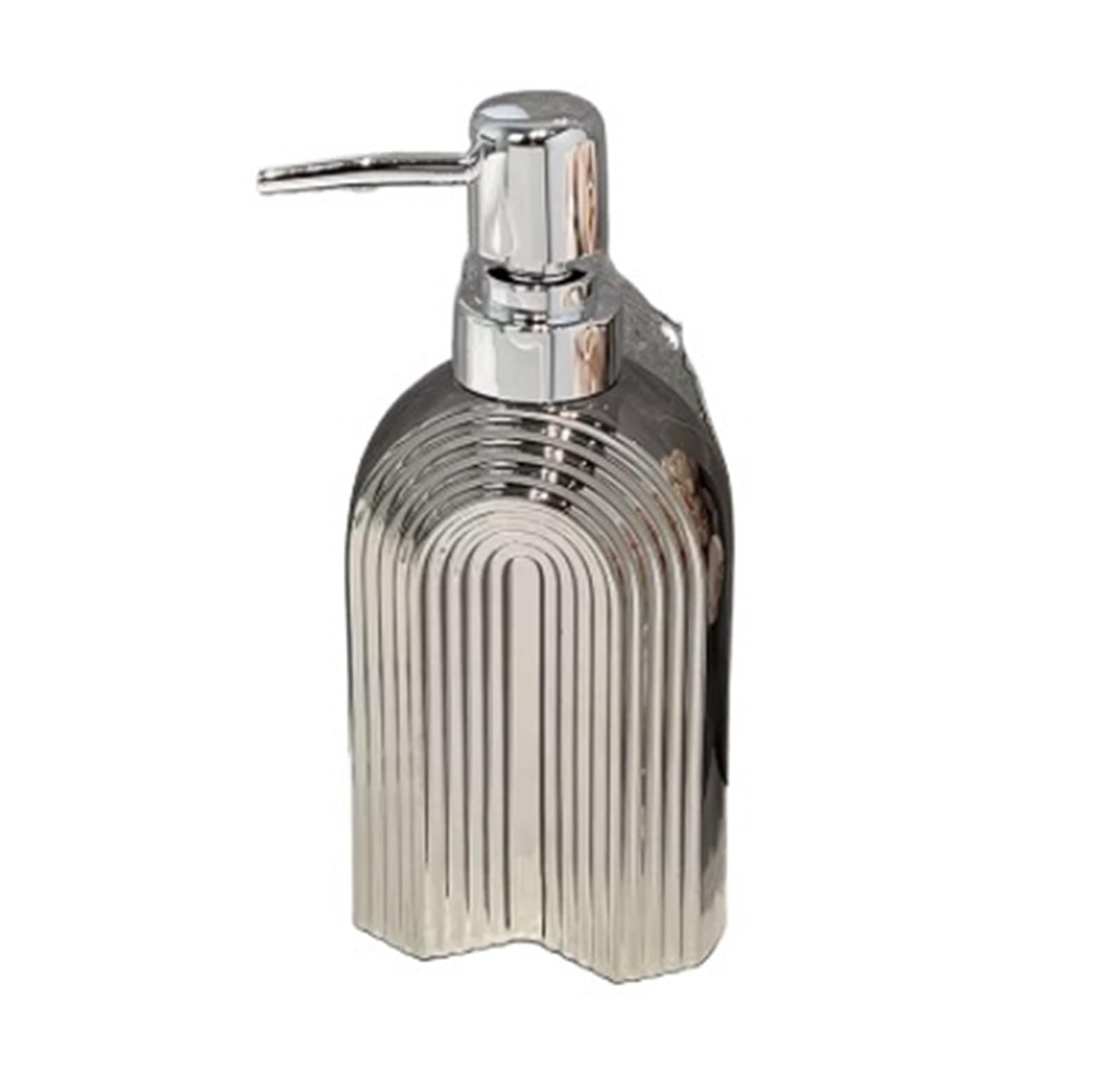 Ugzxcvbn Silver Ceramic Soap Dispenser, Ceramic Soap Dispenser Multicolor For Bathroom Home Hand Lotion Shower Gel Shampoo