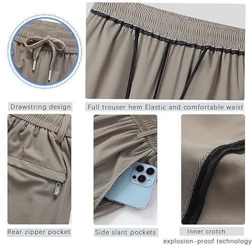 Dandyflex Mens Pants, Casual Stretch Pant for, Mens Active Wear Pants with Pockets2