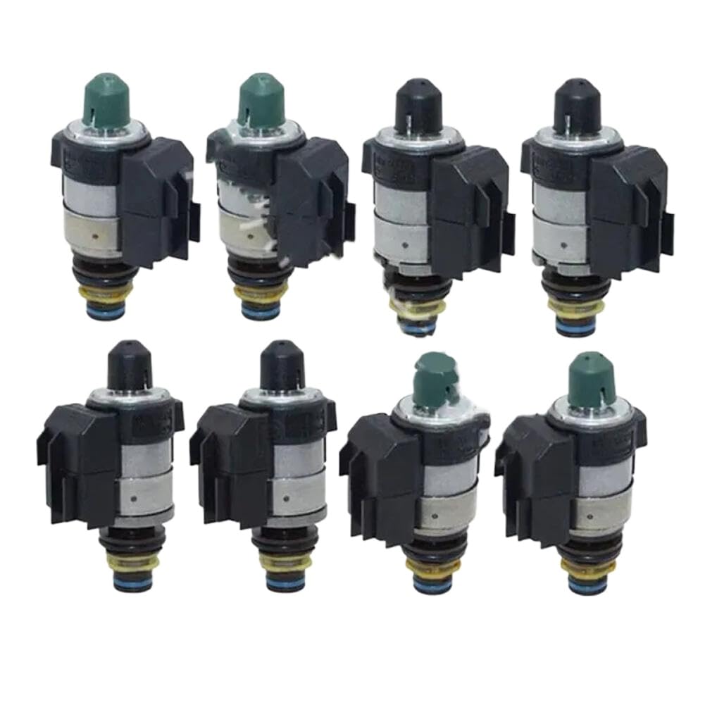 Hnznpwdgb Onecolor 8Pcs 722.9 Transmission Solenoids Set 2202771098 2202770198 2202770898 Compatible With 7 Speed Automatic Gearbox