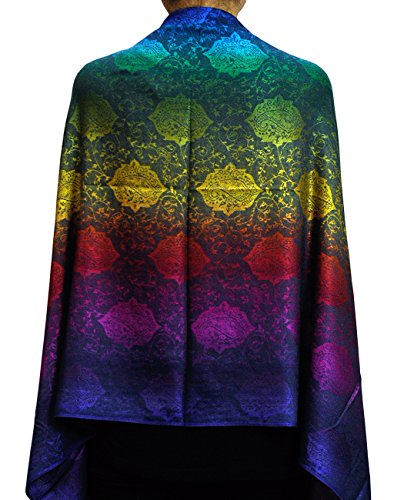 NYFASHION101 Elegant Colorful Paisley Soft Pashmina Scarf Shawl Wrap NBH1401Y3