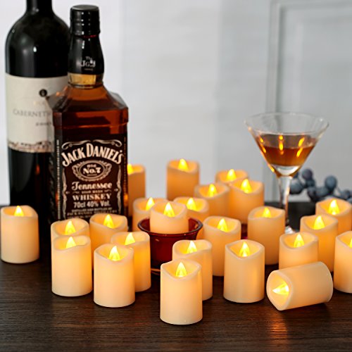 Flameless Candles, Votive Candles Set 24 (H 2") Led Tea Light Candles - Thumbnail 6