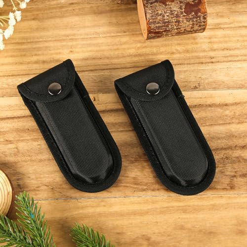 2stk Taschenmesser Scheide, Messerscheide für Gürtel aus Oxford-Stoff Vielseitige Messergürteltasche Tragbarer Messergürtelhalter für Den Täglichen Gebrauch im Freien