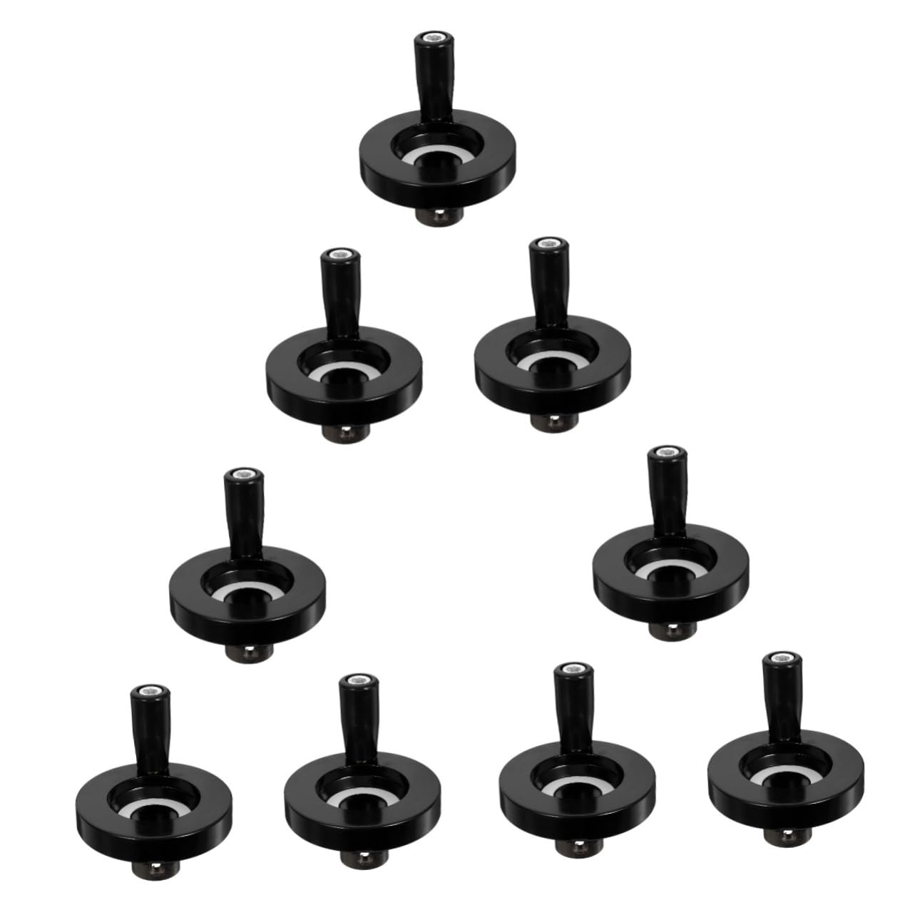 BELLIFFY 3 Pcs Industrial Hand Crank Wheel Mechanical Hand Wheel for Machine Tools