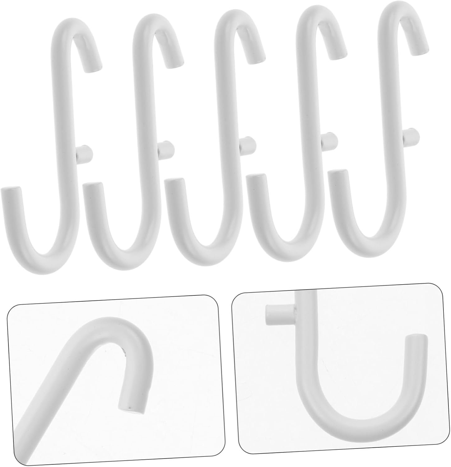 MAGICLULU 5pcs Pegboard Tool Hooks Sturdy Utility Hangers for Organizing Tools Accessories More for Garage Workshop Kitchen Storage