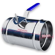 Manual Air Damper Valve with Adjustable Handle HVAC Systems,