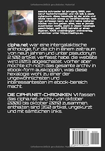 DIE CIPHA.NET-CHRONIKEN VI: eine intergalaktische cyberpunk-anthologie