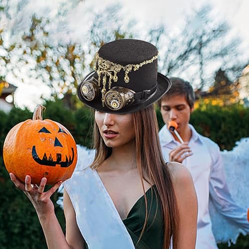 Chapeau steampunk ajustable pour réussir votre cosplay d'Halloween