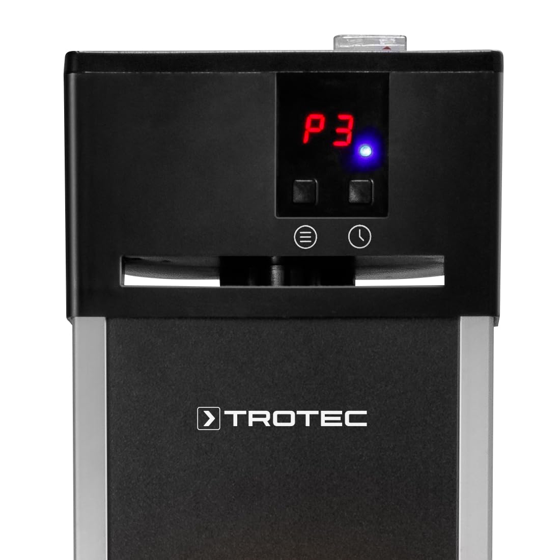 TROTEC IRS 2000 E Tarasowy promiennik ciepła na podczerwień 3 stopnie ogrzewania maks. moc 2000 W energooszczędny stojący z pilotem i timerem