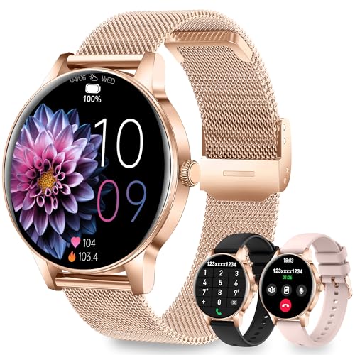 Montre Connectée Femme avec Appel Bluetooth, 1.27