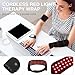 Red Light Therapy Belt for Body, 37'' Cordless Red Infrared Light Wrap for Neck Chin Knee Ankle Hand Pain Relief, 660nm & 850nm with Pulse & Heating Modes