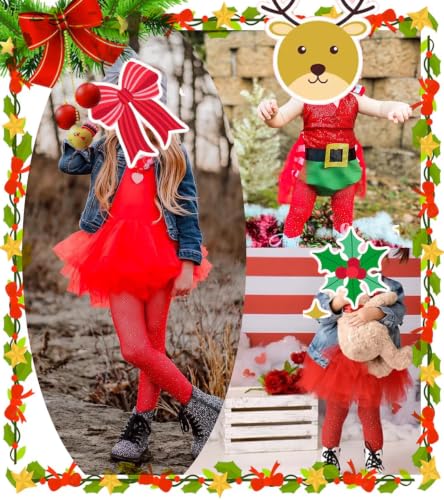 Image of Girls Sparkle Fishnet Tights Glitter Tights for Kids Toddler Rhinestone Stockings Halloween Star Pantyhose