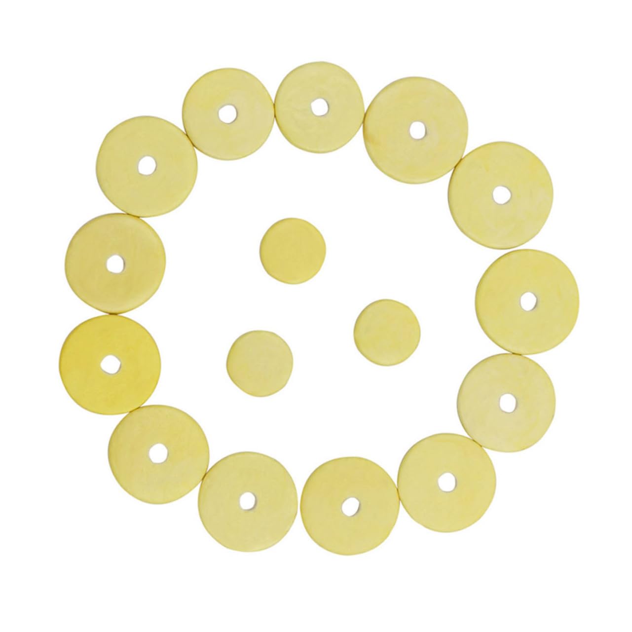 Levemolo Flute Repair Part 16pc Flute Pad Set Open Hole Pad for Woodwind Maintenance