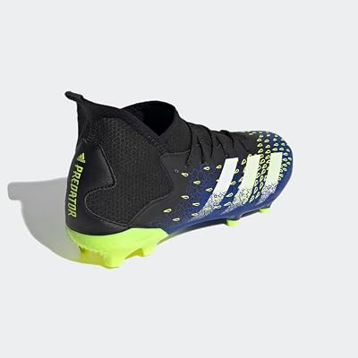 adidas gazelle silver green womens adidas Predator Freak .3 Laceless FG - Blue/Core Black/White/Solar Yellow -  Firm Ground main image 1