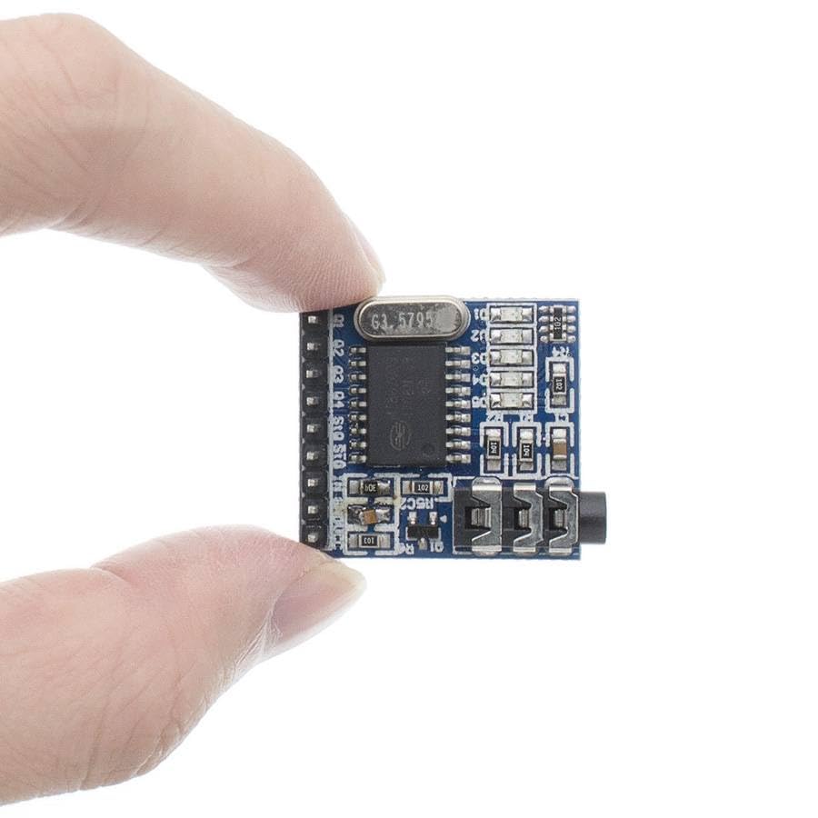 1PCS MT8870 DTMF Voice Decoding Module Phone Module Speech Decoding Voice Board Module LED Indicators with Pins