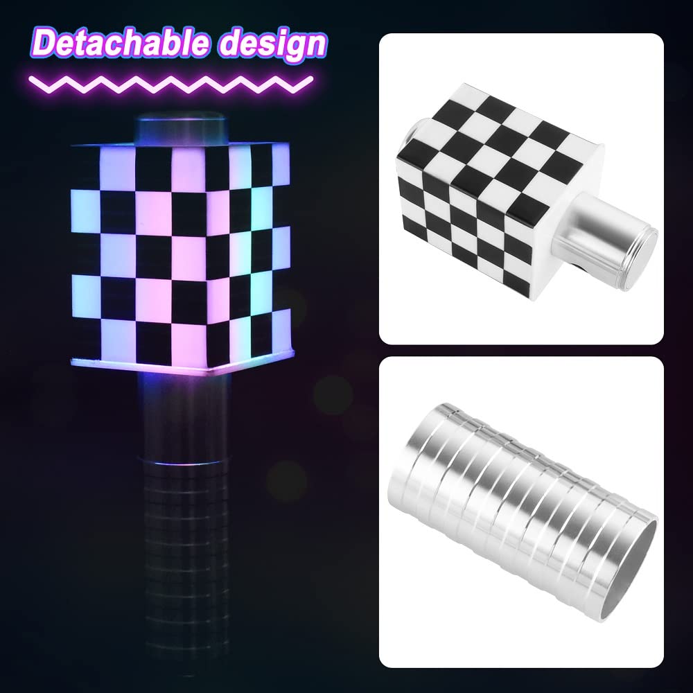 2 PCS Party Supplies Bâton stroboscopique LED Rechargeable Tenu dans la Main, Accessoires de Festival DJ Stick Light