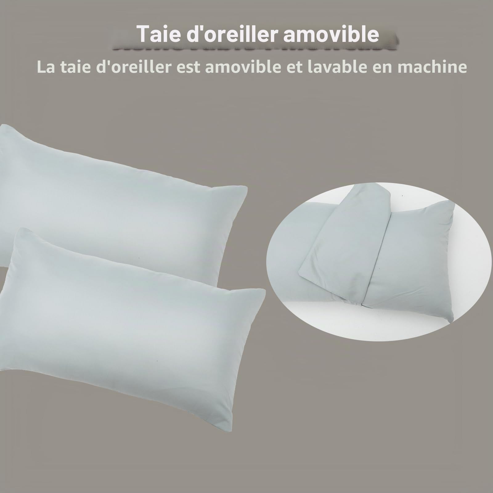 BISINNA Sac de Couchage Double 0°C 4.2kg | 2 oreillers, sac de compression, déperlant. Pour couples, familles, camping, caravaning.