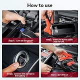 Andeman Battery Jump Starter 2000A Peak 20000mAh,Jump Starter Battery Pack for up to 8.5L Diesel Engine or Any Gas Engine,Black - 6