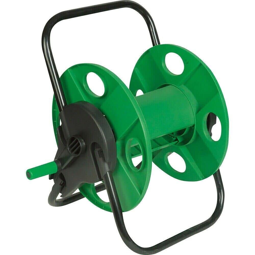 New Portable Hose Reel Garden Watering Pipe Free Standing Winder Quality Compact | Lightweight & Portable | Rust Resistant | Easy to Assemble | Storage Organiser