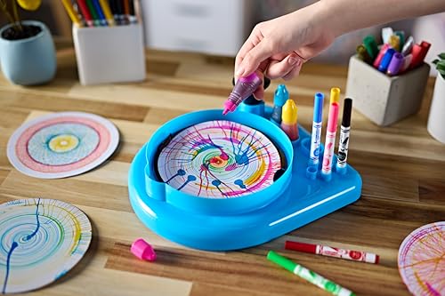 Crayola Spin & Spiral Art Station, Spin Art Machine, Arts & Crafts for Kids - image 4