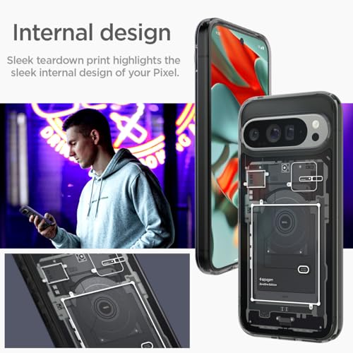 Image of Spigen for Pixel 9 Pro XL Case, Ultra Hybrid[Anti-Yellowing] [No Magnet Ring] - Zero One