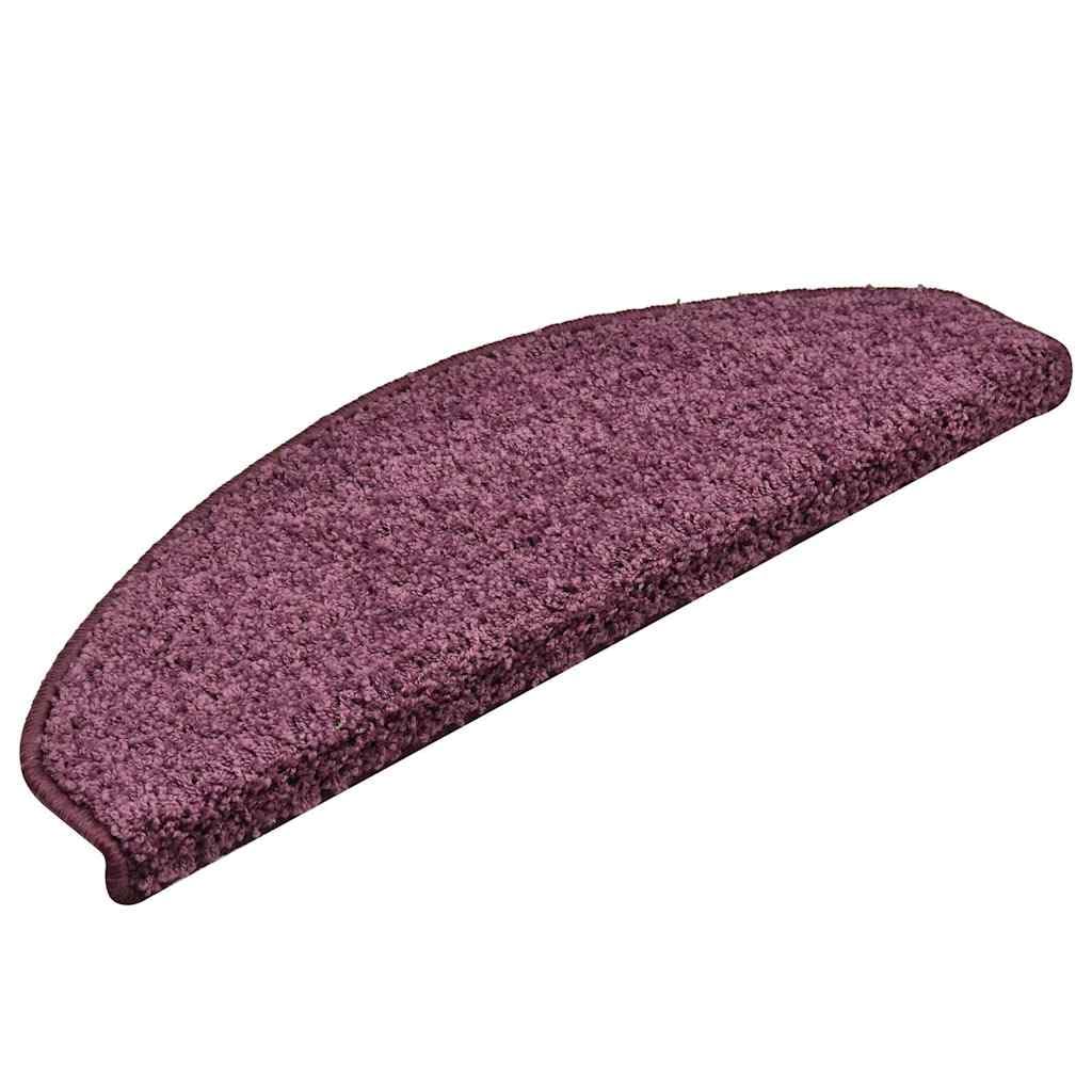 Maty Na Schody 15 Szt. 65x21x4 cm Ciemnofioletowe Półokrągłe Nakładki