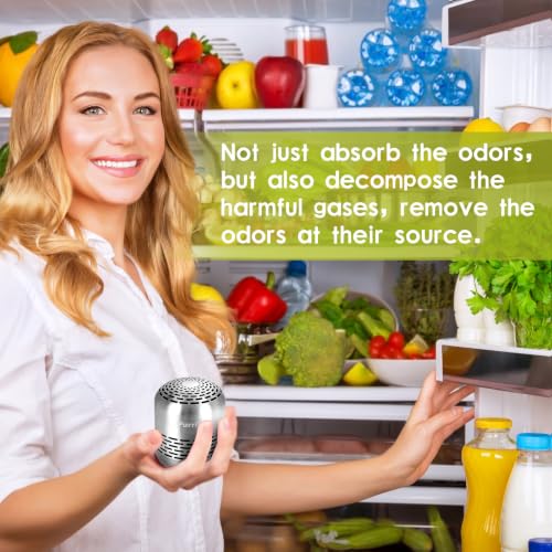 image for Purriko Refrigerator Deodorizer,Long-Lasting Fridge Odor Eliminator, O