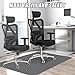 Sycoodeal Office Chair Mat for Hardwood Floor,Office Computer Gaming Chair Mat for Tile Floor,Large Floor Protector Rug,Anti-Slip,Easy to Clean,Grey(48