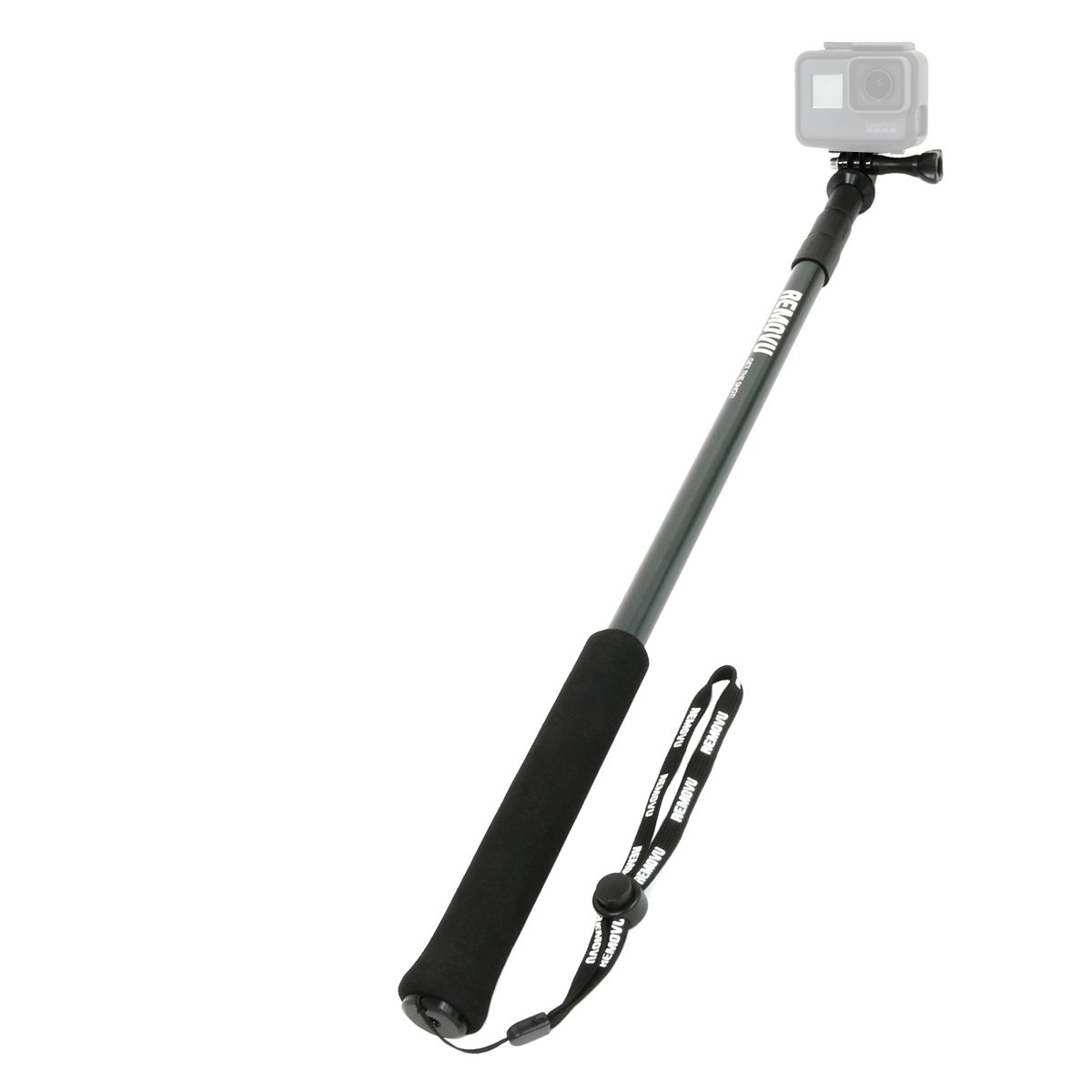 Removu 20-63" Selfie Stick Extension Pole - For Action Cameras GoPro Insta360 One X2 & One R