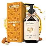 GoNaturals&reg; Huile Amande Douce -250ml- 100% Pure, Press&eacute;e &agrave; Froid, Sans Hexane ni Parfum - Huile de Support Hydratante &agrave; Absorption Rapide & L&eacute;g&egrave;re - Almond Oil - Corps, Visage, Cheveux, Ongles, B&eacute;b&eacute;