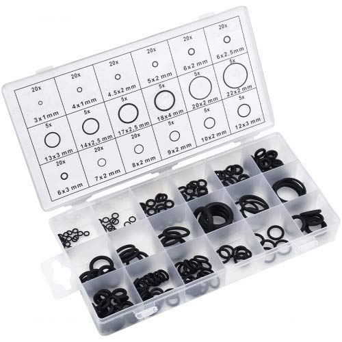 360 Pcs Rubber O-Ring Washer Gaskets Seal Assortment Kit Plumbing Spacer Gasket Washers Seal O Ring 24 Sizes~p86531308