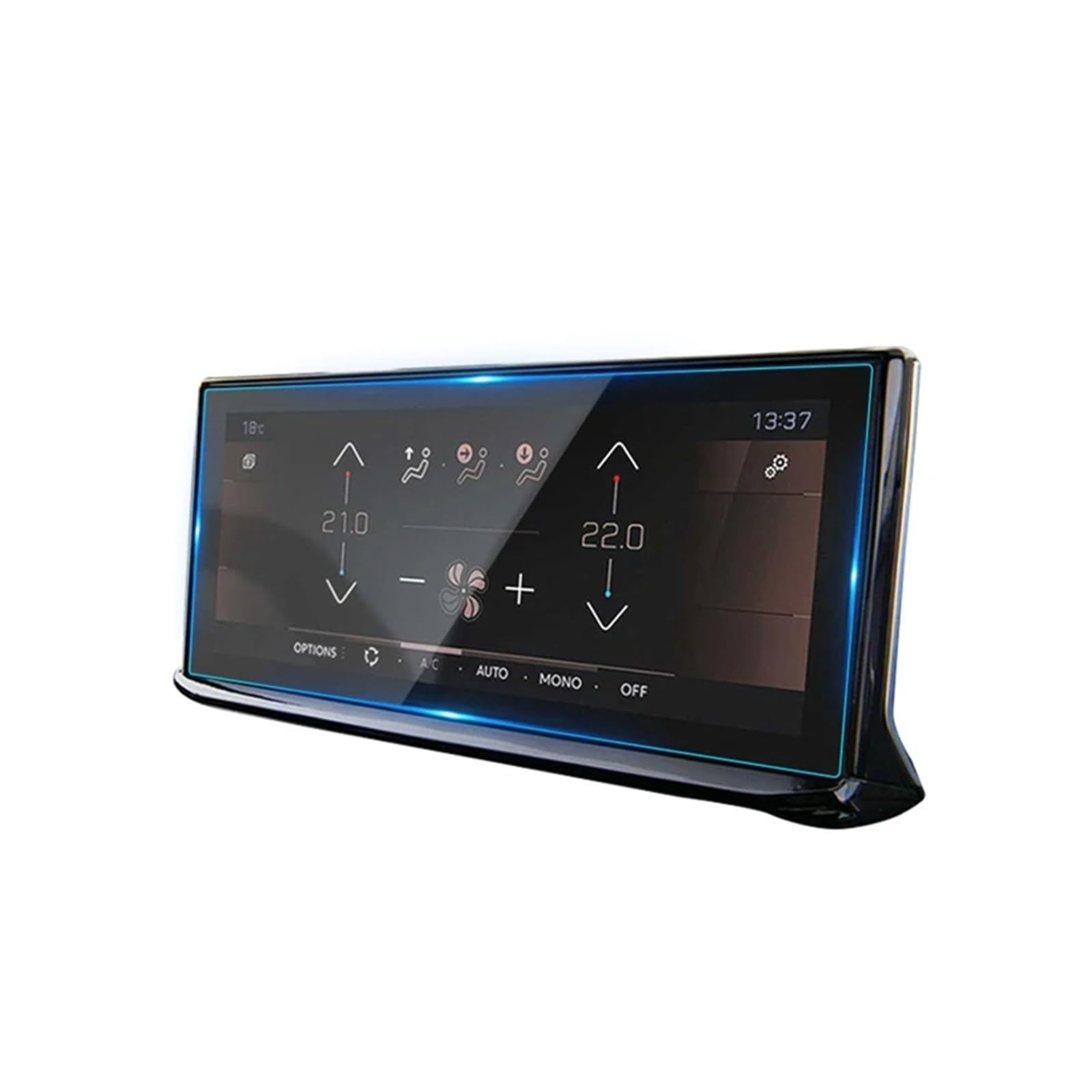 Protection d'écran voiture Écran Protection En Verre Trempé Pour Tableau Bord Voiture 10 Pouces Pour Dongfeng Pour Peugeot 5008 Écran Navigation GPS