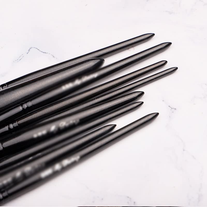 Pearlescent-Black-Series-Cosmetic-Brush-Set-Brush-Complete-Beginner-Portable-10-Makeup-Tools