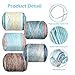 Timgle 5 Rolls Cake Yarn for Crocheting and Knitting 17.5 oz Multicolor Flower Ombre Yarn Soft Self Striping Crochet Craft Yarns for Scarves, Shawls, Blankets, Garments Making(Blue)