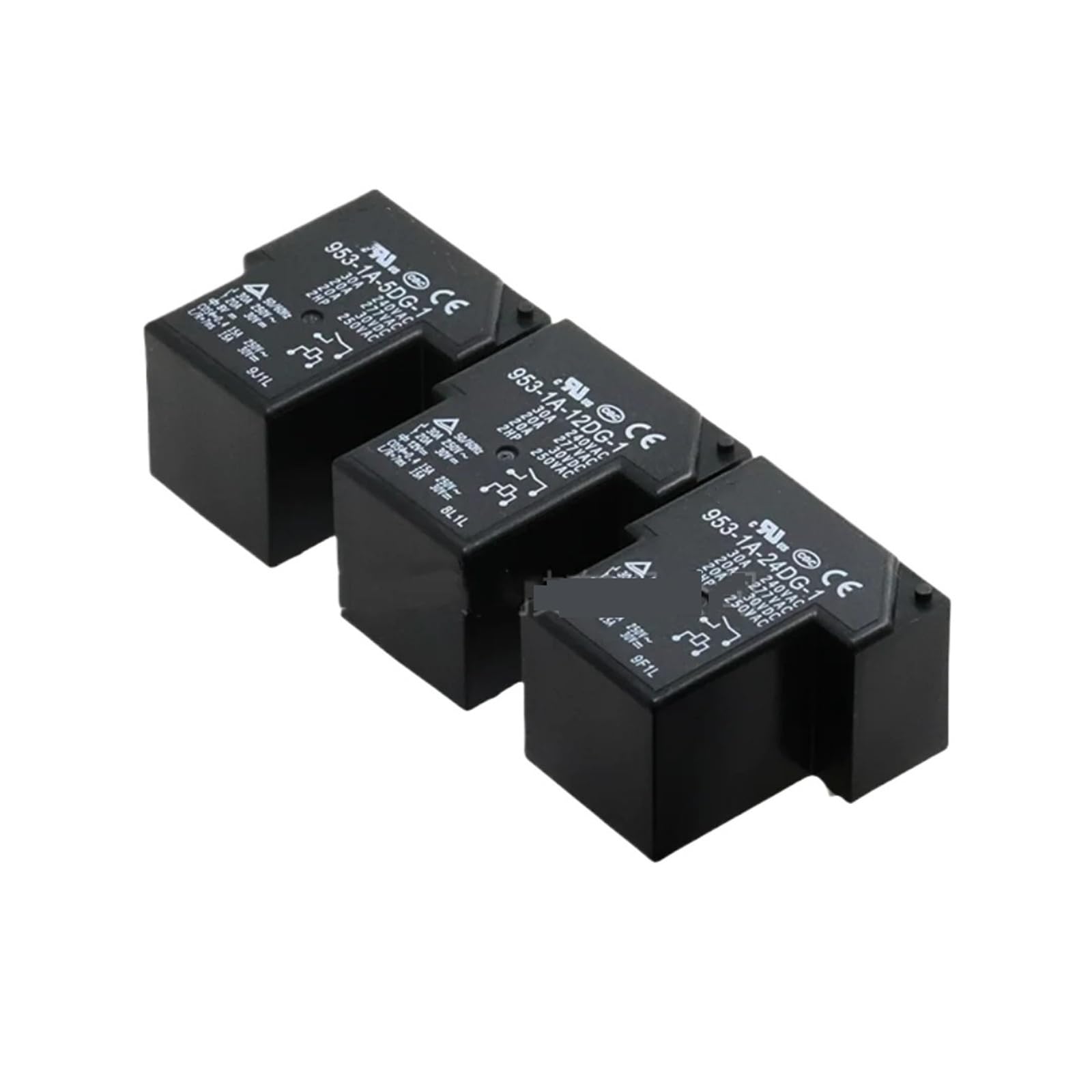 Relais de puissance 953-1A-9DG-1 9V CC 30A commutateur 4 broches électronique
