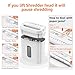 Amazon Basics Cross Cut Paper and Credit Card Shredder for Security - 8-Sheet, Heavy Duty, White