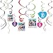 One Direction Foil Swirl Decorations (Each)
