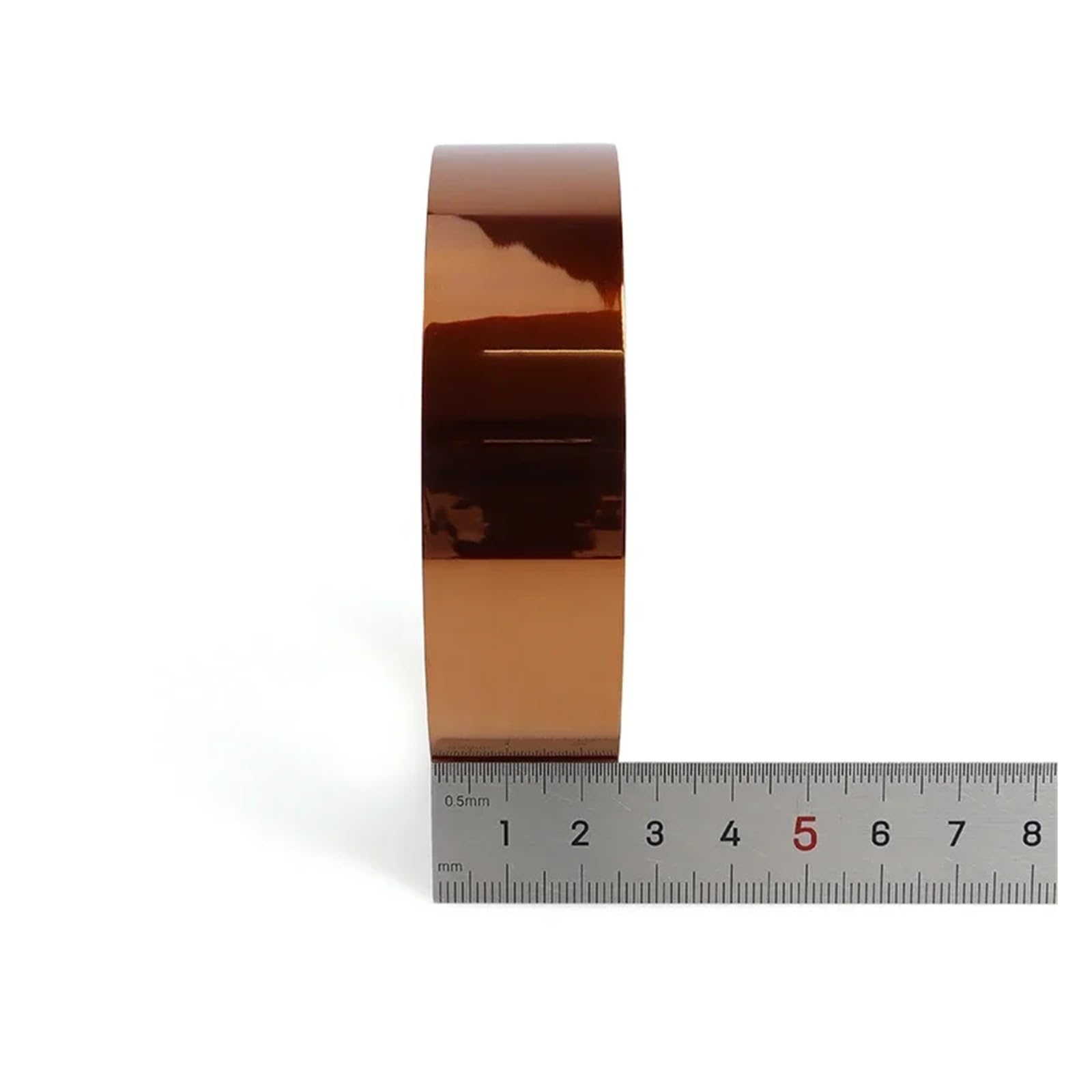 Cinta BGA De Calor Alta Temperatura, Aislamiento Térmico, Adhesivo Poliimida, Protección Aislante Tablero Impresión 3D para Enmascarar, Soldar, Electricidad(2 rolls,33.0M_0.06MM_45MM)