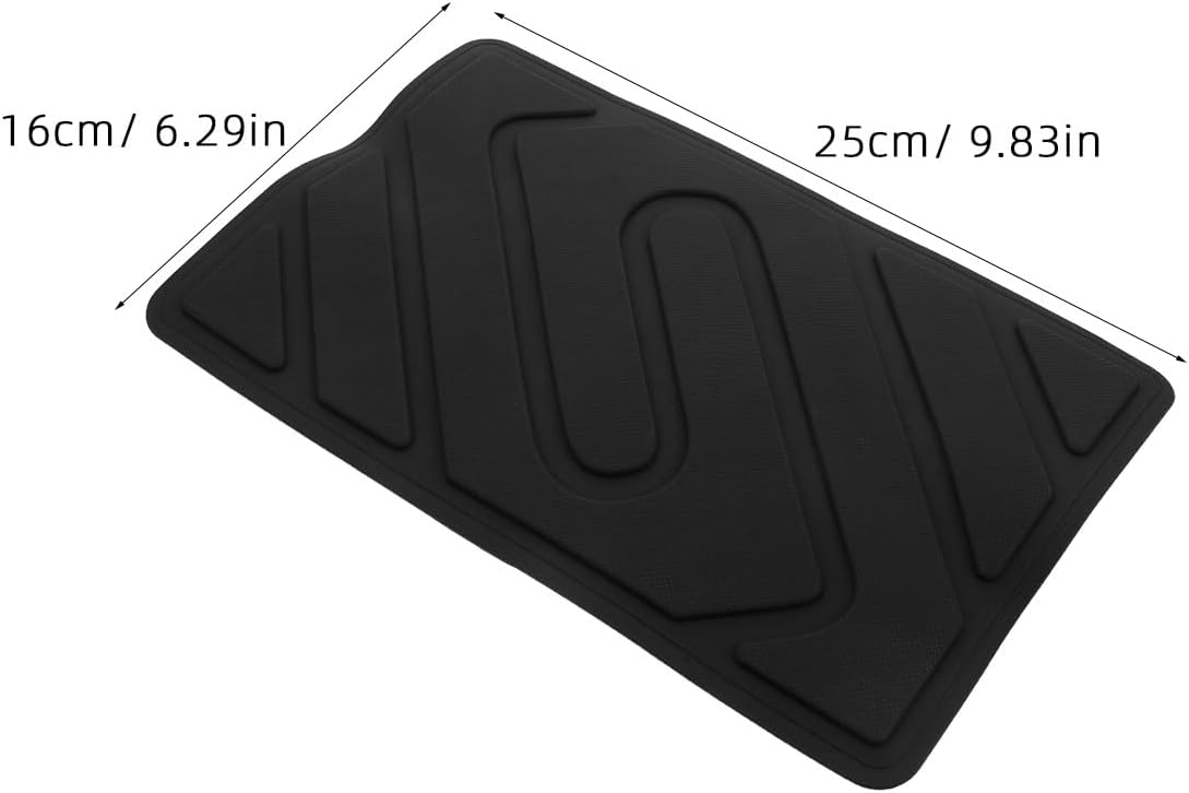 5pcs Car Vehicles Trucks Floor Carpet Mat Patch Heel Scuff Plate Foot Rest Pedal Pad - Anti-Skid Automotive Patches for Most Vehicles