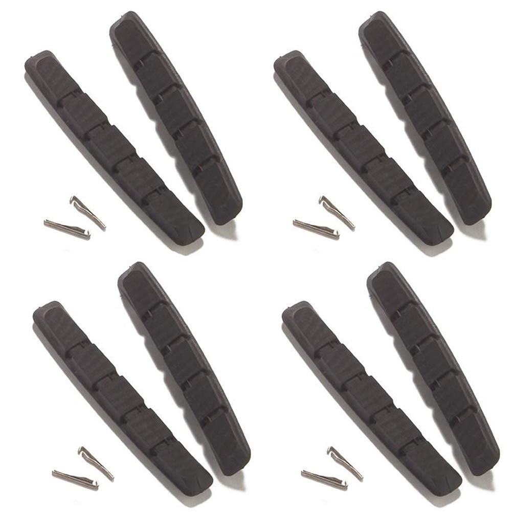 Replacement Shimano Bicycle Bike Road Brake Shoe Pads Left Right Front Rear S70CS V-Brake ATB M70R2 (4 Pair (Left, Right))